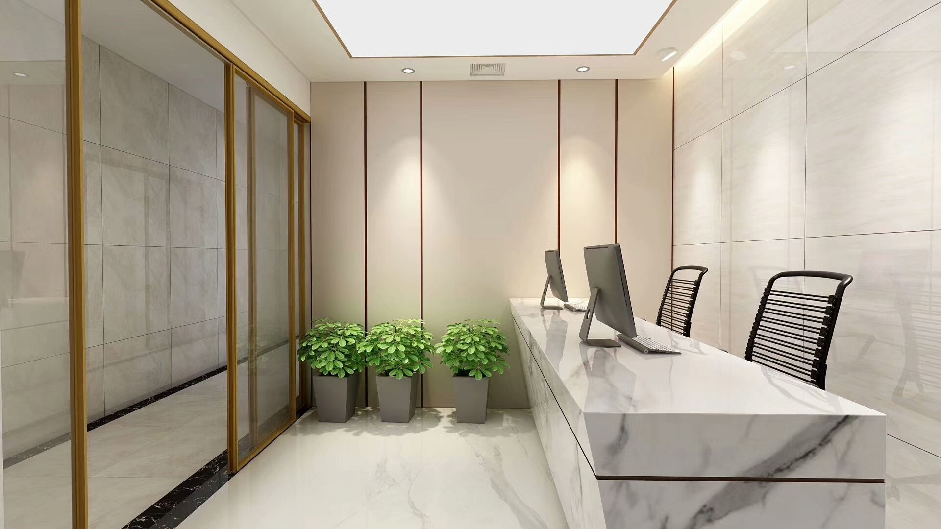 辦公室前臺裝修應(yīng)使用哪種材質(zhì)材料？