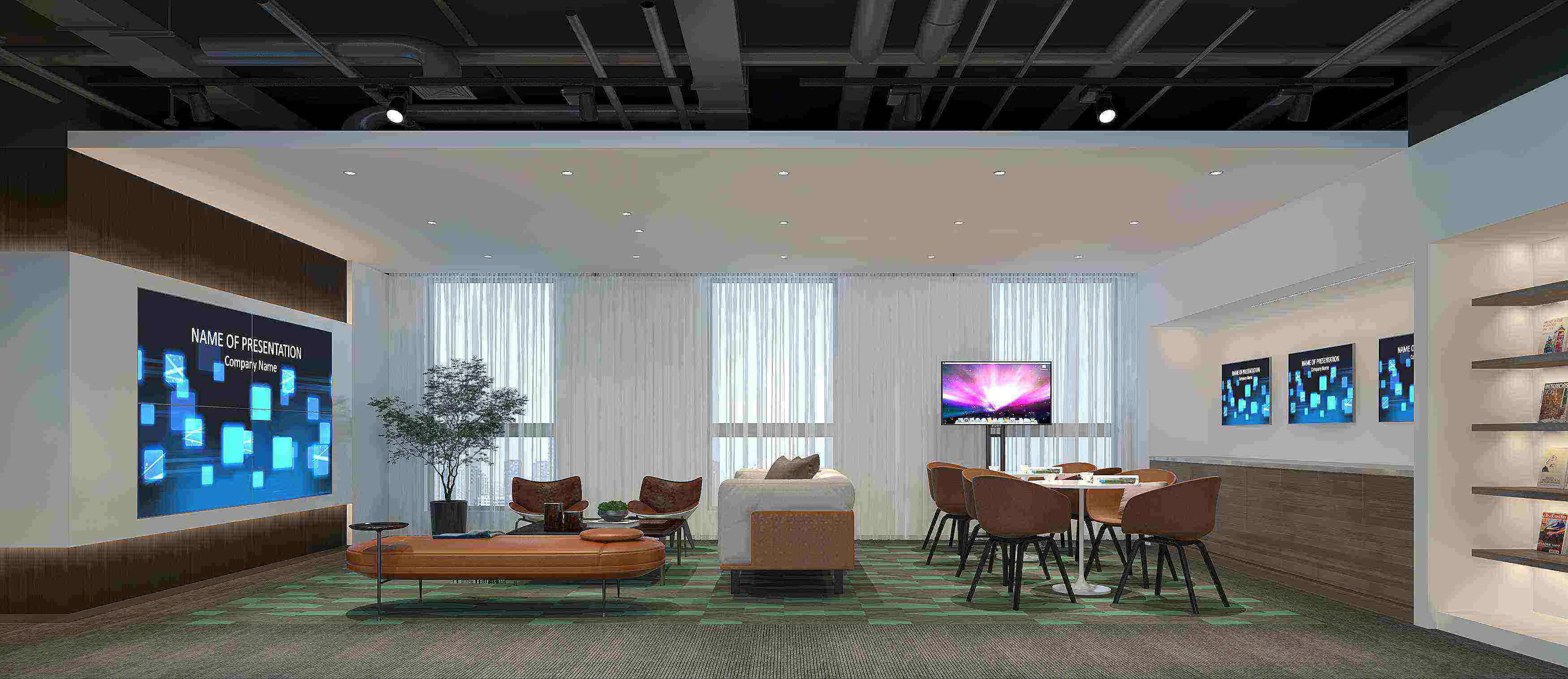 辦公室接待區(qū)該如何設(shè)計(jì)？辦公室小洽談室裝修設(shè)計(jì)效果圖